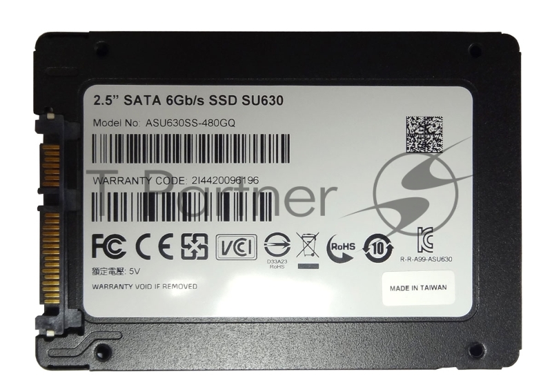 SSD накопитель ADATA 480GB SSD SU630 QLC 2.5 SATAIII 3D NAND / without 2.5 to 3.5 brackets