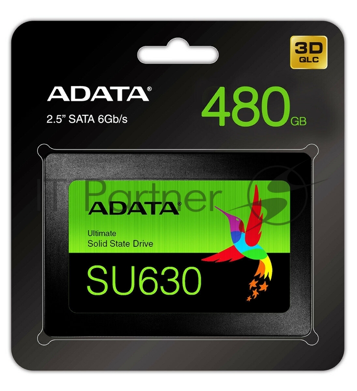SSD накопитель ADATA 480GB SSD SU630 QLC 2.5 SATAIII 3D NAND / without 2.5 to 3.5 brackets