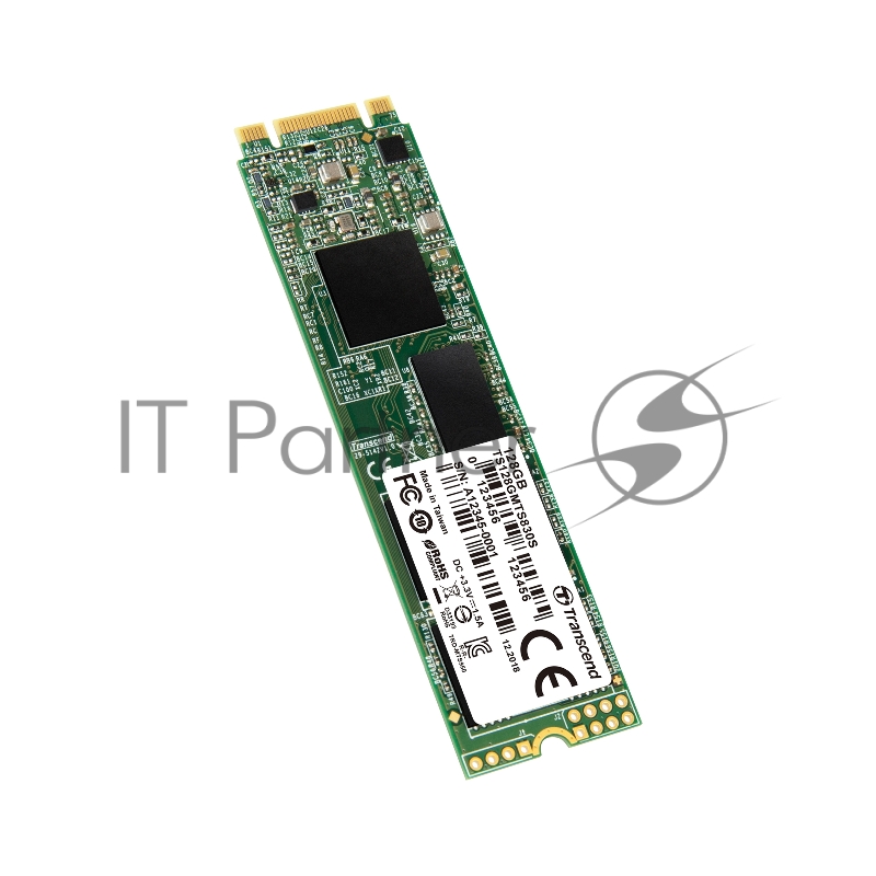 Твердотельный накопитель Transcend 128GB M.2 SSD MTS 830 series (22x80mm) with DRAM cache R/W 560/530 MB/s