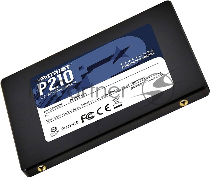 SSD накопитель Patriot 2.5 256GB P210 <P210S256G25> (SATA3, up to 500/400Mbs, 3D TLC, 7mm)