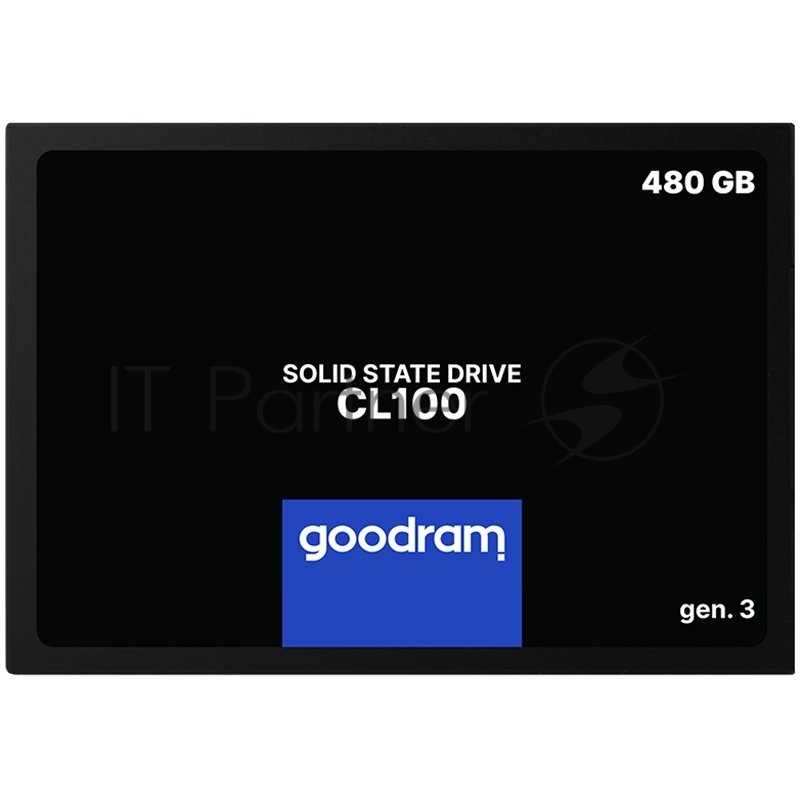 SSD накопитель 2.5 Goodram 480Gb CL100 gen.3 <SSDPR-CL100-480-G3> (SATA3, up to 540/460MBs, TLC, 7mm)
