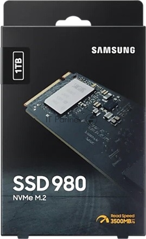 SSD накопитель M.2 (PCI-E NVMe) 1Tb Samsung 980 (R3500/W3000MB/s) (MZ-V8V1T0BW)