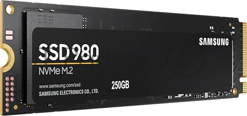 SSD накопитель M.2 (PCI-E NVMe) 250 Gb Samsung 980 (R2900/W1300MB/s) (MZ-V8V250BW)