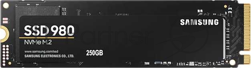 SSD накопитель M.2 (PCI-E NVMe) 250 Gb Samsung 980 (R2900/W1300MB/s) (MZ-V8V250BW)