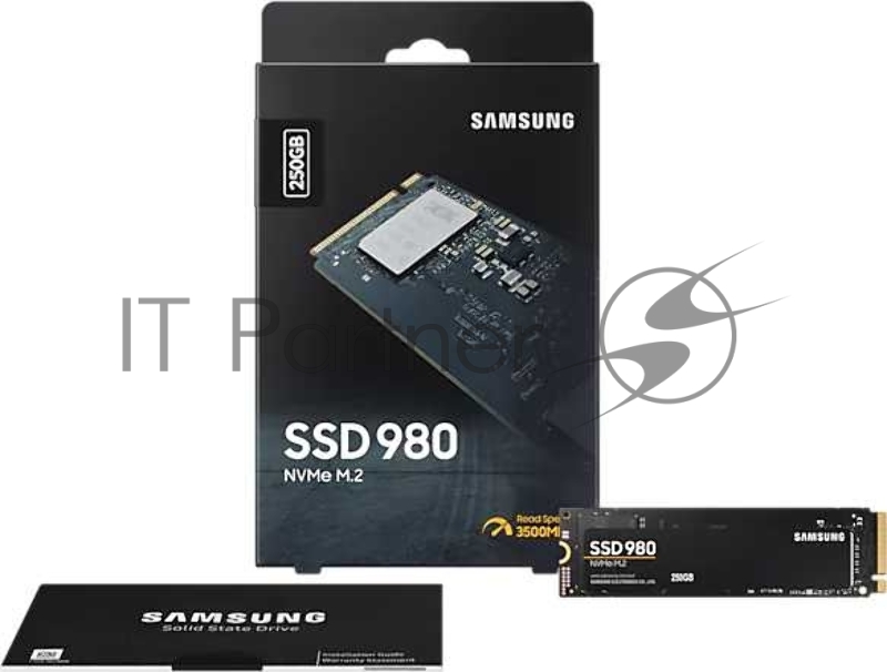 SSD накопитель M.2 (PCI-E NVMe) 250 Gb Samsung 980 (R2900/W1300MB/s) (MZ-V8V250BW)