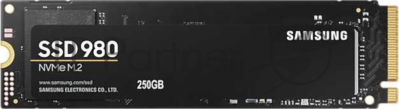 SSD накопитель M.2 (PCI-E NVMe) 250 Gb Samsung 980 (R2900/W1300MB/s) (MZ-V8V250BW)