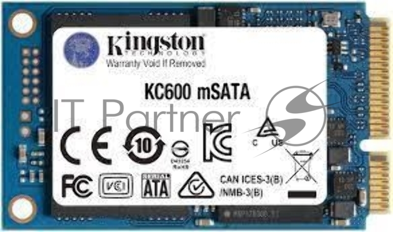 Жесткий диск SSD KINGSTON KC600 SKC600MS/512G MSATA 512GB