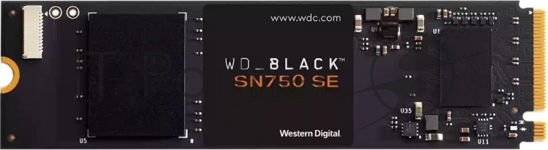 Твердотельный накопитель SSD WD Black SN750 SE NVMe WDS500G1B0E 500ГБ Gen4