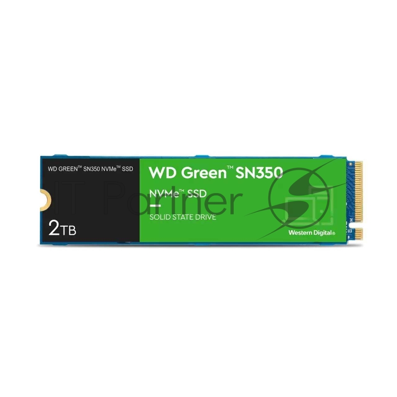 Твердотельный накопитель SSD WD Green SN350 NVMe WDS200T3G0C 2ТБ M2.2280 (QLC)