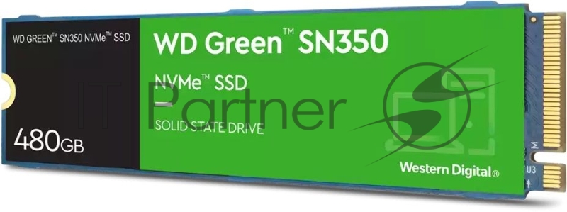 SSD накопитель Western Digital WD Original PCI-E x4 480Gb WDS480G2G0C Green SN350 M.2 2280