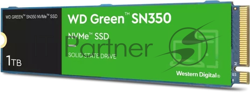 Твердотельный накопитель SSD Western Digital WD Green SN350 NVMe WDS100T3G0C 1ТБ M2.2280 (QLC)