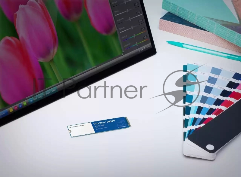 Твердотельный накопитель SSD Western Digital WD Blue SN570 WDS100T3B0C 1ТБ M2.2280 NVMe PCIe Gen3 8Gb/s