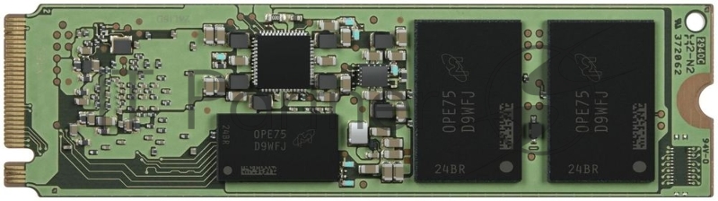 Твердотельный накопитель Micron 7400 PRO, 960GB, SSD, M.2(2280), NVMe, PCIe 4.0 x4, 3D TLC, R/W 4400/1000MB/s, IOPs 230 000/60 000, 1700TBW, DWPD 1 (5 лет)
