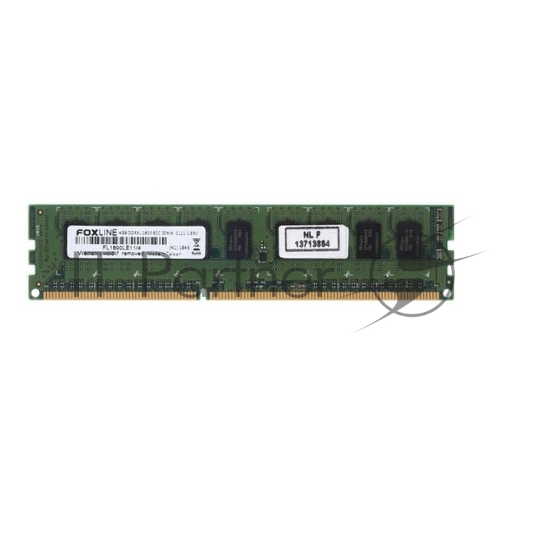 Модуль памяти Foxline DIMM DDR3L 4GB 1600 ECC CL11 1.35V