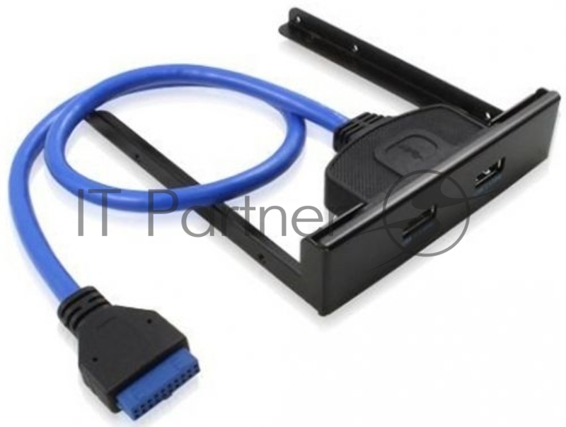 Планка портов Greenconnect USB 3.0 в корпус отсек 3,5 GC-20P2UF3, 1порт 20 pin (AF)на 2 (AF) внешних порта, металлический кронштейн, коробка Greenconnect Планка USB 3.0 в корпус отсек 3,5 GC-20P2UF3, 1порт 20 pin (AF)на 2 (AF) внешних порта, металлич