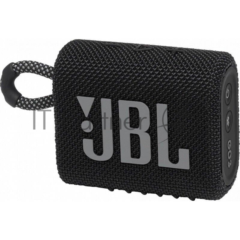 Динамик JBL Портативная акустическая система JBL GO 3, черный