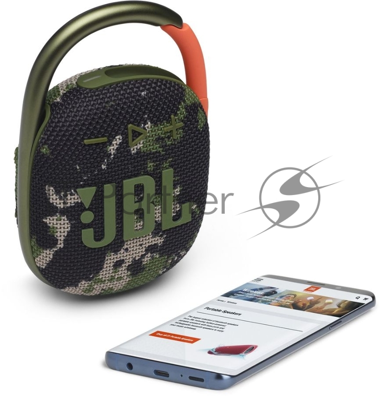 Портативная акустическая система JBL CLIP 4, камуфляж