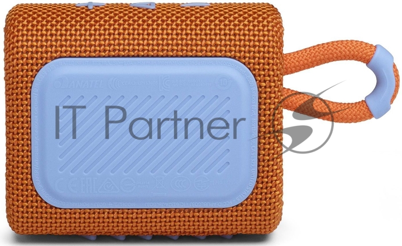 Портативная акустическая система JBL GO 3 оранжевая