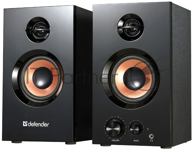 Колонки Defender AURORA S20 { 2x10 Вт RMS,20-20000 Гц, разъём для наушников } 65419