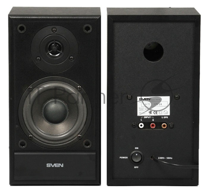 Колонки Sven SPS-702 2.0 черный 40Вт