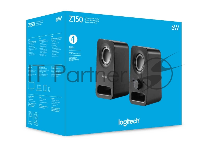 Колонки Logitech Z-150, Black 980-000814 {Колонки 2.0}