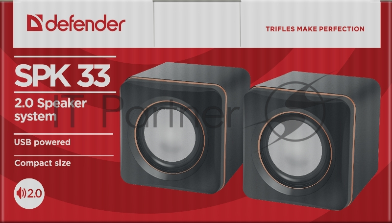 Колонки DEFENDER SPK 33 (2.0 ,5 Вт, питание от USB)