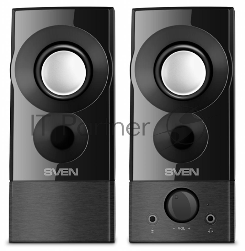 Колонки Sven 357, чёрный (6 Вт, питание USB)
