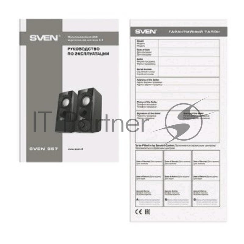 Колонки Sven 357, чёрный (6 Вт, питание USB)