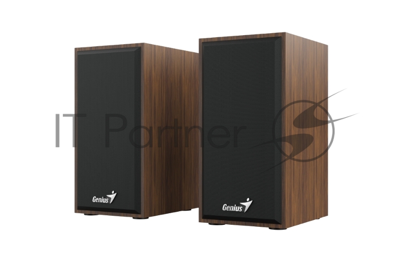 Колонки Genius SP-HF180, 2.0, 2 x 3W, USB-power, Wood