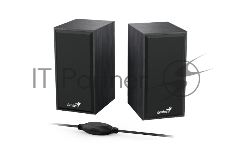 Колонки Genius SP-HF180, 2.0, 2 x 3W, USB-power, Black