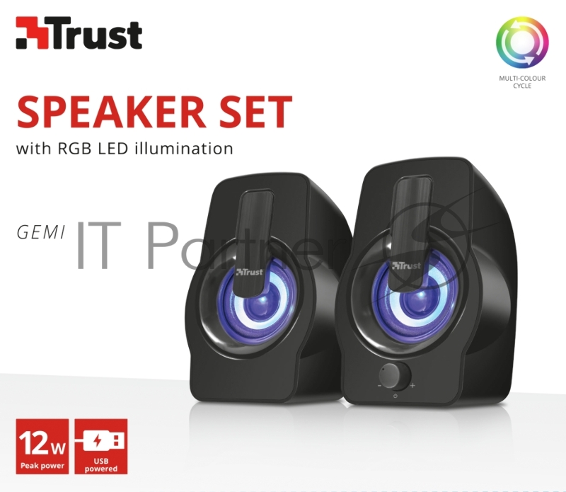Акустическая система 2.0 Trust GEMI (арт.22948)