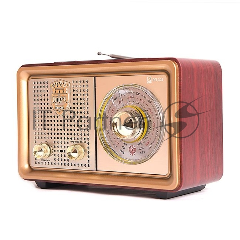 Радиоприемник портативный Сигнал БЗРП РП-324 коричневый USB SD/microSD