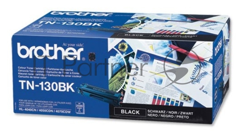 Тонер Картридж Brother TN130BK черный для Brother HL-4040CN/4050CDN/DCP-9040CN/M FC-9440CN (2500стр.)