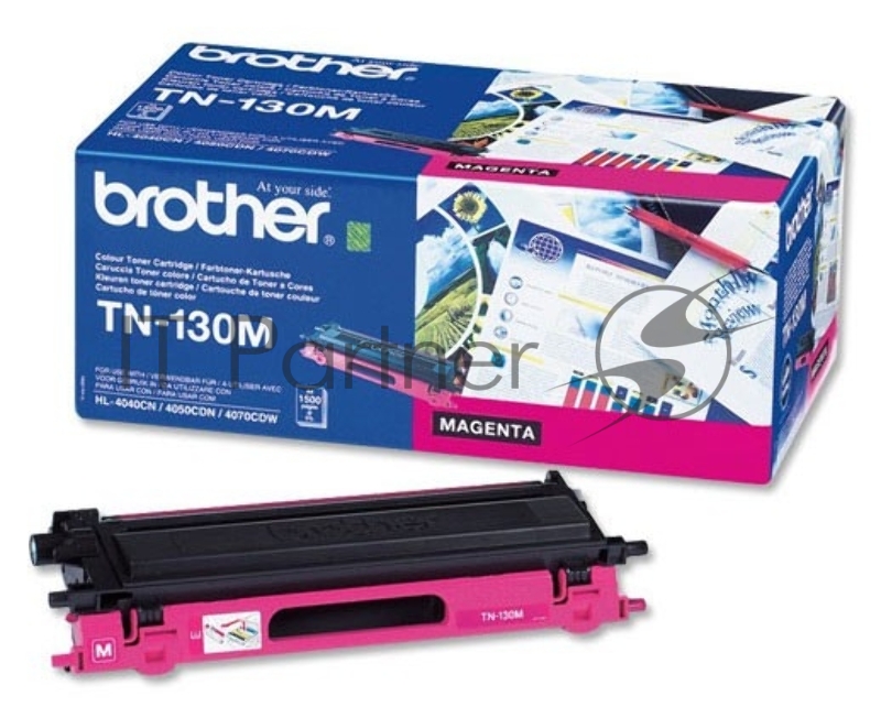 Тонер Картридж Brother TN130M пурпурный для Brother HL-4040CN/4050CDN/DCP-9040CN/M FC-9440CN (1500стр.)