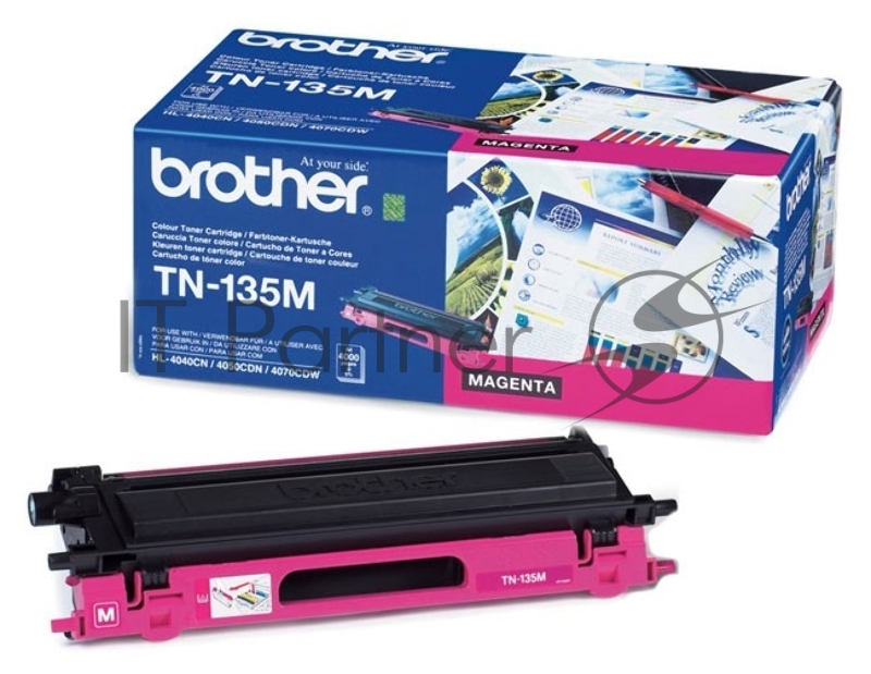 Расходные материалы Brother TN-135C Картридж, Cyan {HL-4040CN/4050CDN/DCP-9040CN/ (4000стр.)}