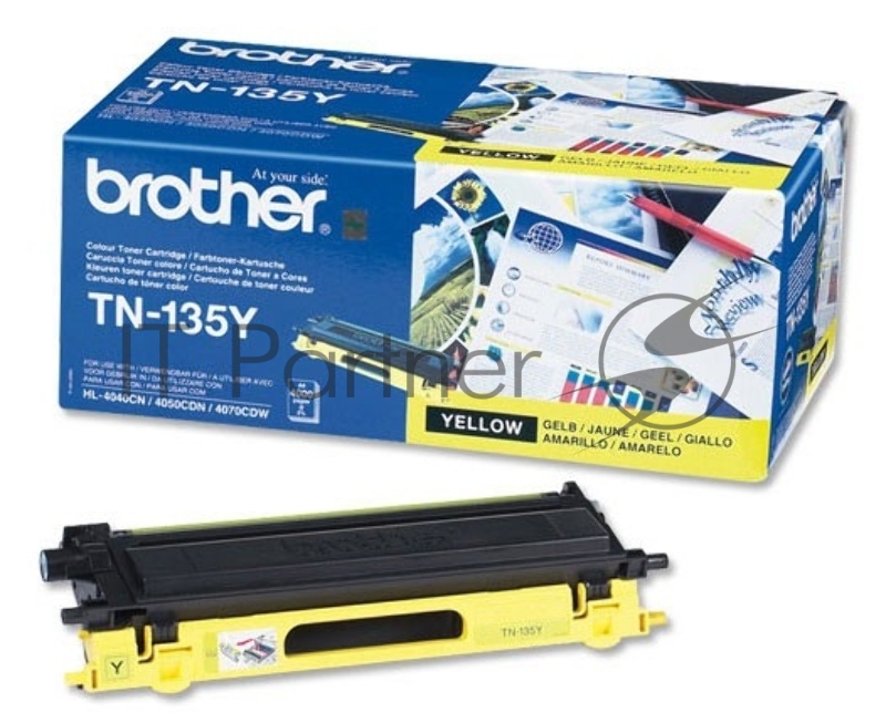 Расходные материалы Brother TN-135Y Картридж, Yellow {HL4040CN/4050CN/MFC 9040CN/9440CN, (4000 стр.)}