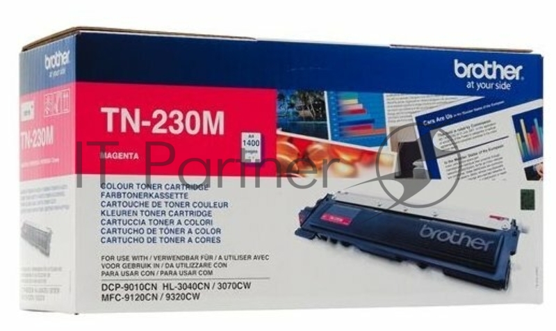 Тонер-картридж Brother TN-230M, Magenta, 1400стр., для HL-3040CN/DCP-9010CN/MFC-9120CN