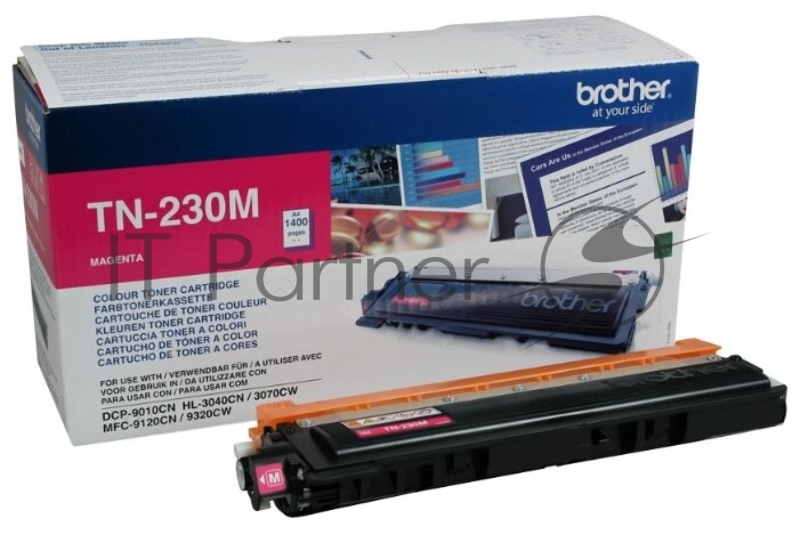 Тонер-картридж Brother TN-230M, Magenta, 1400стр., для HL-3040CN/DCP-9010CN/MFC-9120CN