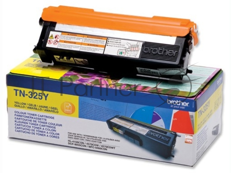 Тонер-картридж Brother TN-325Y желтый для HL-4150CDN/MFC-9465CDN 3500 стр.