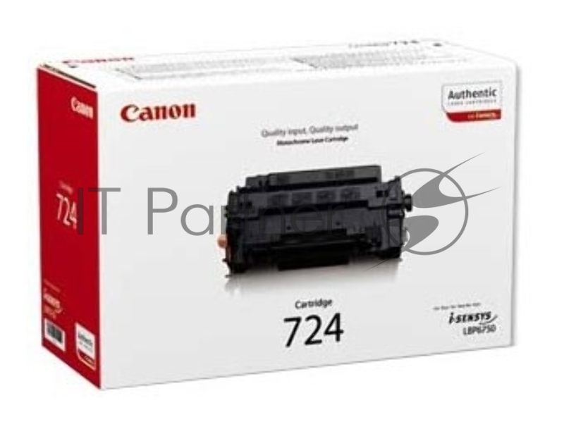 Тонер-картридж Canon Cartridge 724 (3481B002) черный, 6000 стр., для LBP6750Dn