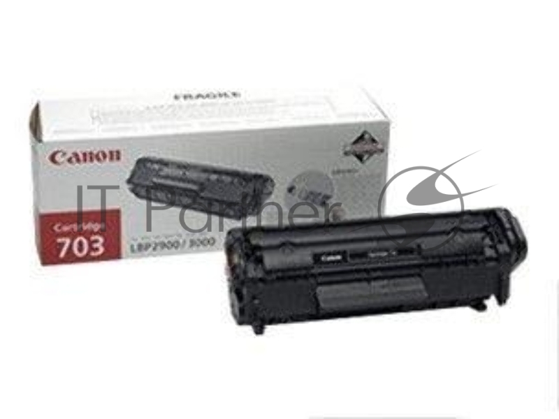 Тонер-картридж Canon 703 (7616A005) черный, 2000 стр, для LBP-2900/3000
