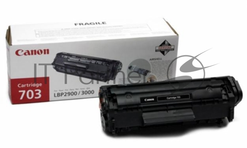 Тонер-картридж Canon 703 (7616A005) черный, 2000 стр, для LBP-2900/3000