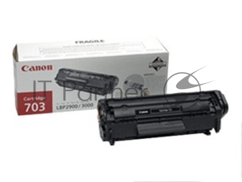 Тонер-картридж Canon 703 (7616A005) черный, 2000 стр, для LBP-2900/3000