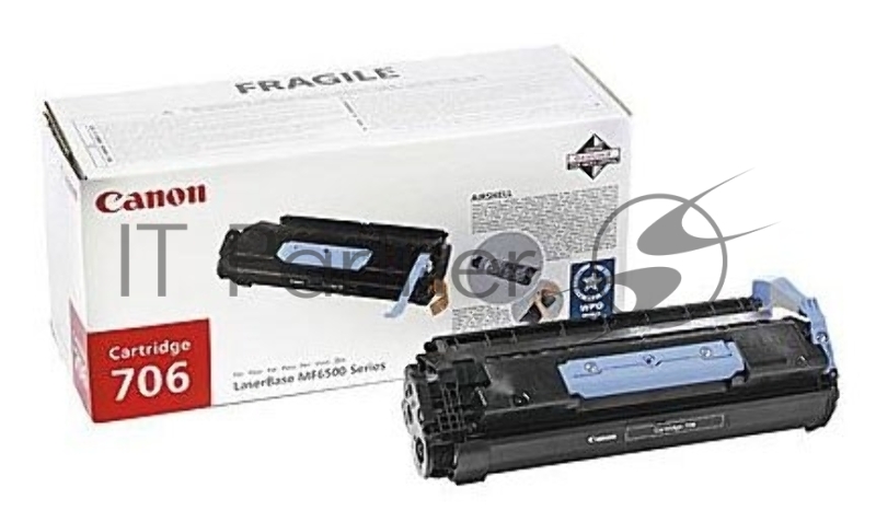 Тонер-картридж Canon 706BK (0264B002) черный, 5000 стр., для MF6580PL/6560PL/6550/6540PL