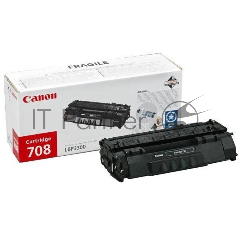 Тонер-картридж Canon 708 (0266B002) Black черный, 2500 стр., для LBP-3300