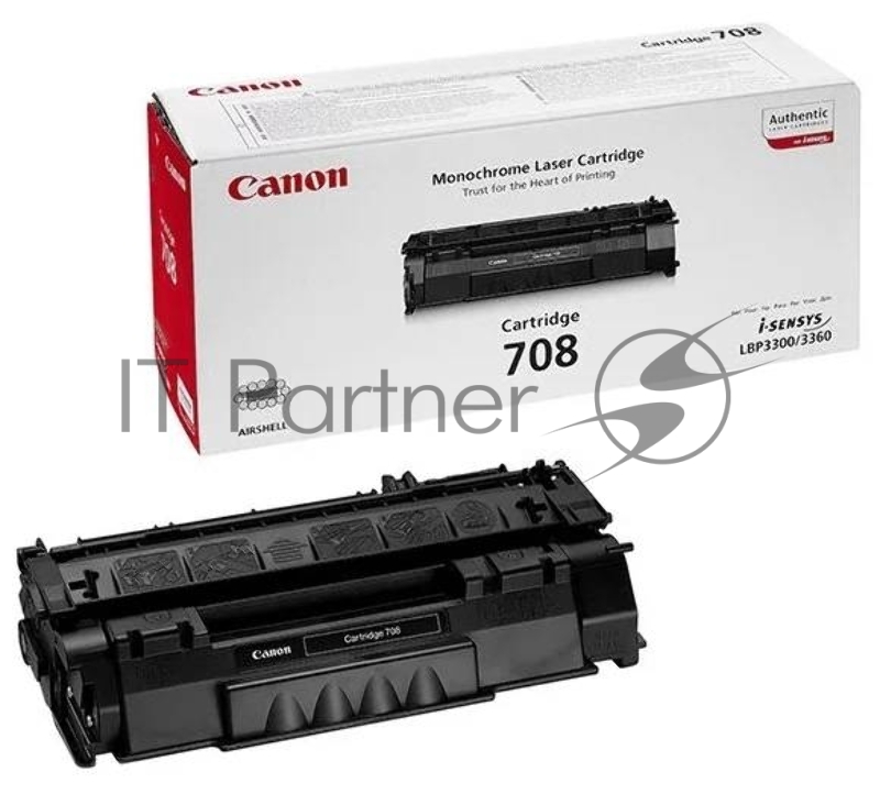 Тонер-картридж Canon 708 (0266B002) Black черный, 2500 стр., для LBP-3300