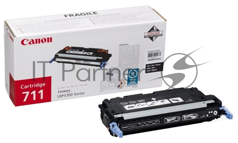 Тонер-картридж Canon 711BK 1660B002 черный, 6000 стр., для LBP5300/5360