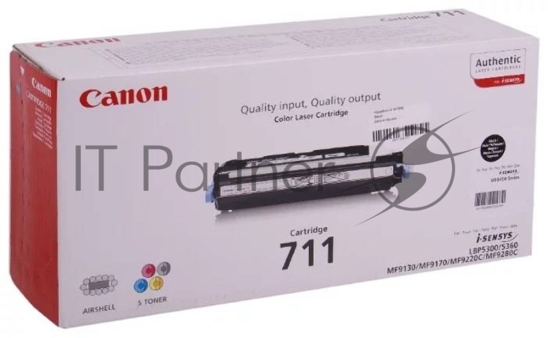 Тонер-картридж Canon 711BK 1660B002 черный, 6000 стр., для LBP5300/5360