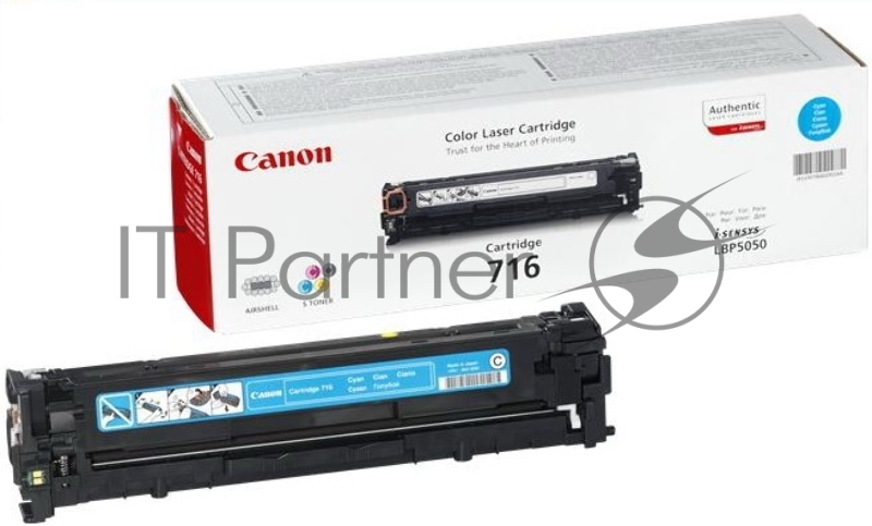 Тонер-картридж Canon Cartridge 716C (1979B002) голубой, 1500 стр., для LBP5050/5050N