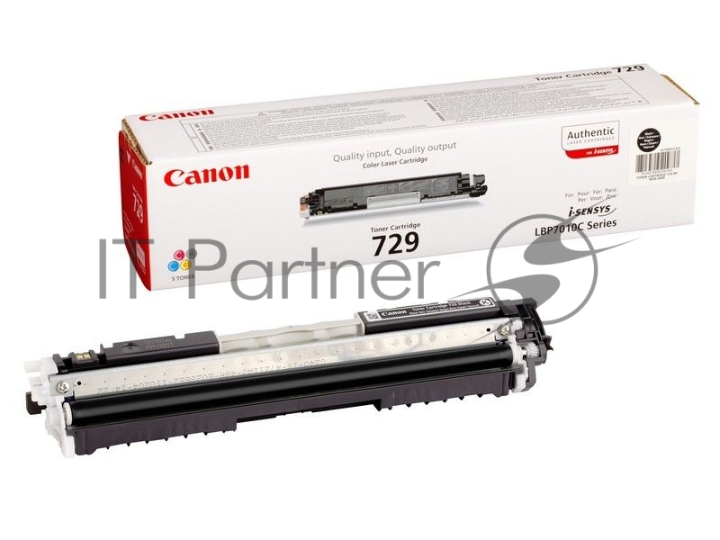 Тонер-картридж Canon Cartridge 729BK (4370B002) черный, 1200 стр., для LBP-7010C/7018C